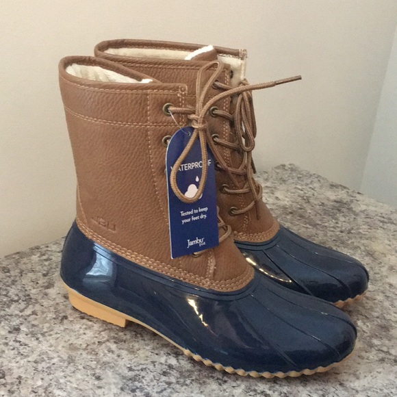 JBU Shoes - JBU Rubber Fur-Lined Duck Boots